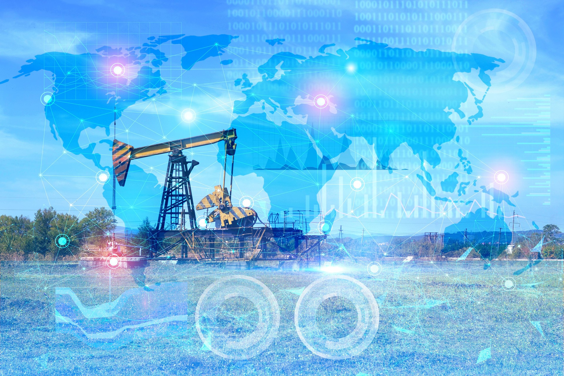 el concepto de desarrollo de la producción de petróleo en el mundo y la interacción de las empresas productoras para regular los precios mundiales del petróleo. Reducción de los costos de producción y minería mediante inteligencia artificial